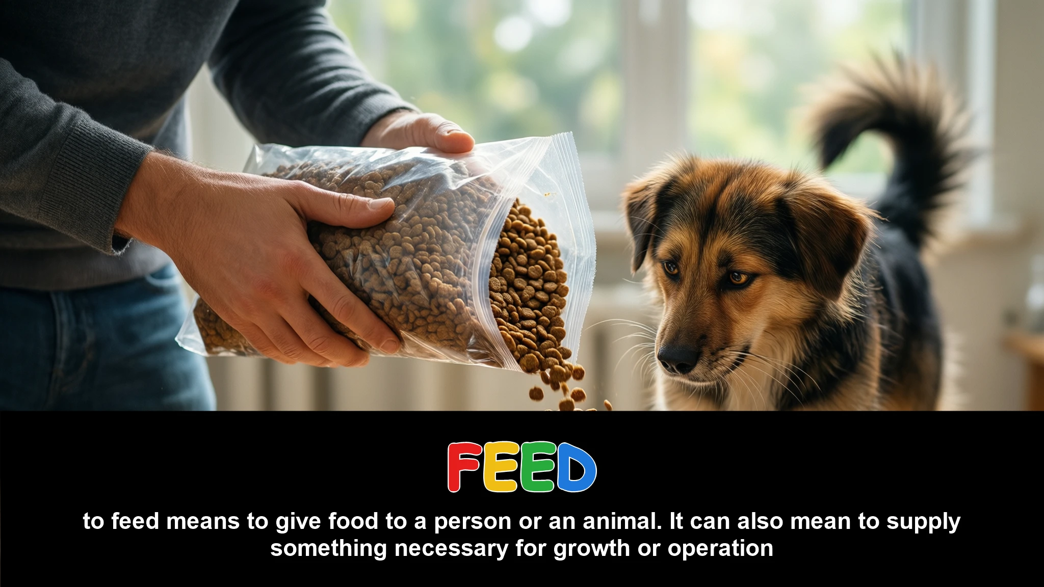 English Illustration for feed